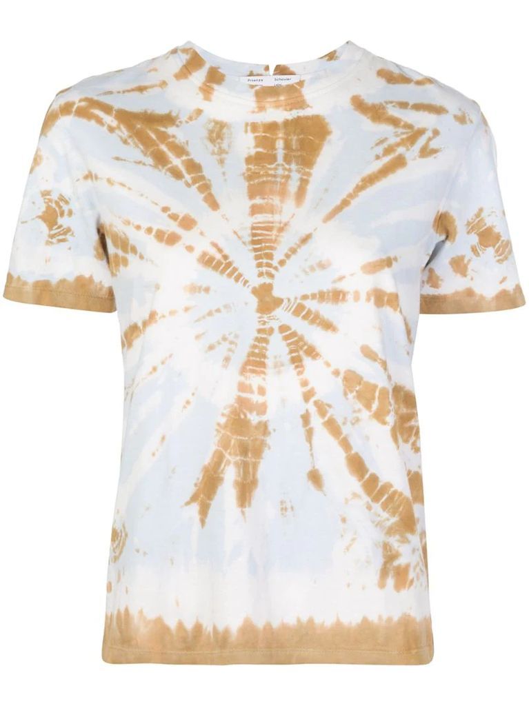 tie-dye short-sleeve T-shirt