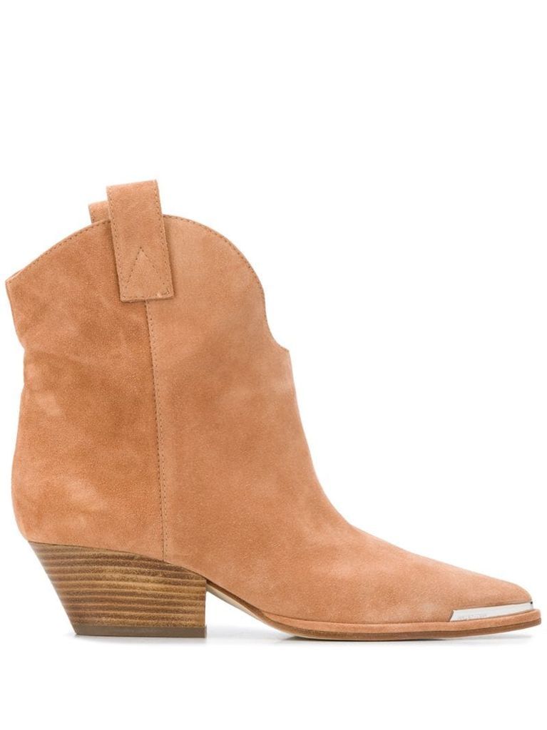 Western ankle boots