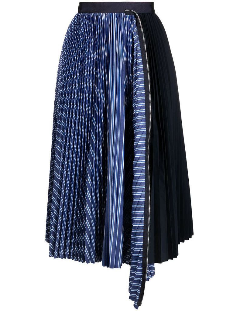 asymmetric midi skirt