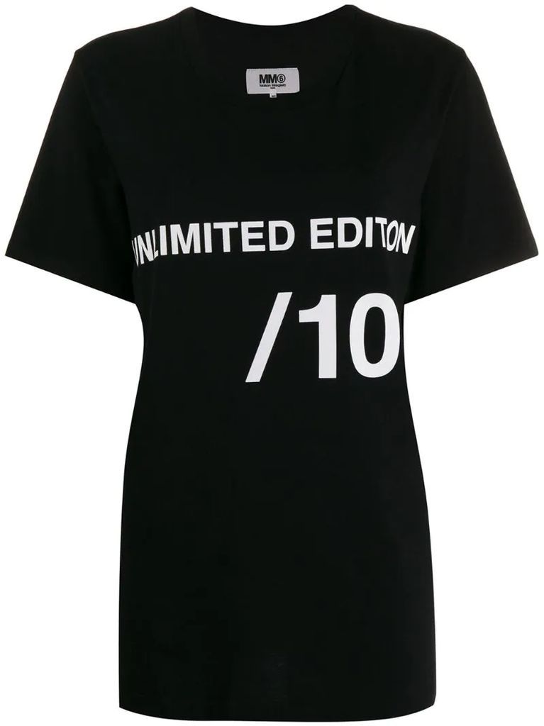 unlimited edition print T-shirt