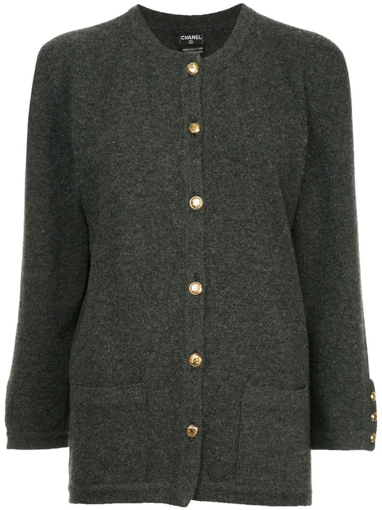 buttoned up cardigan