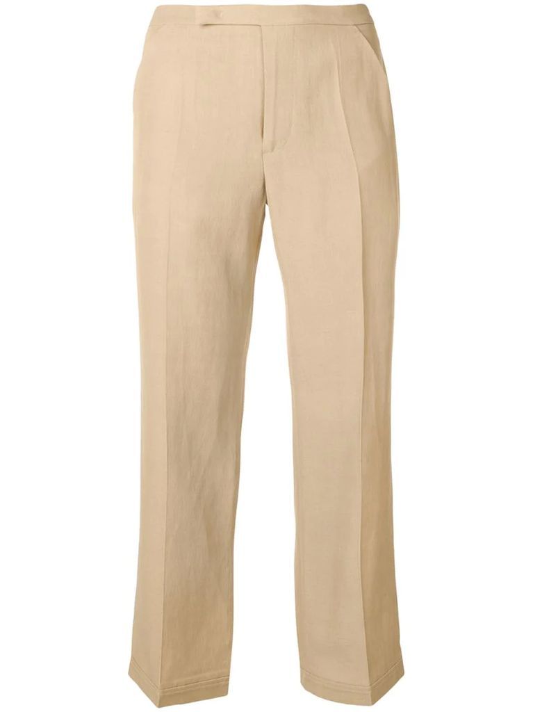 Summer cropped trousers