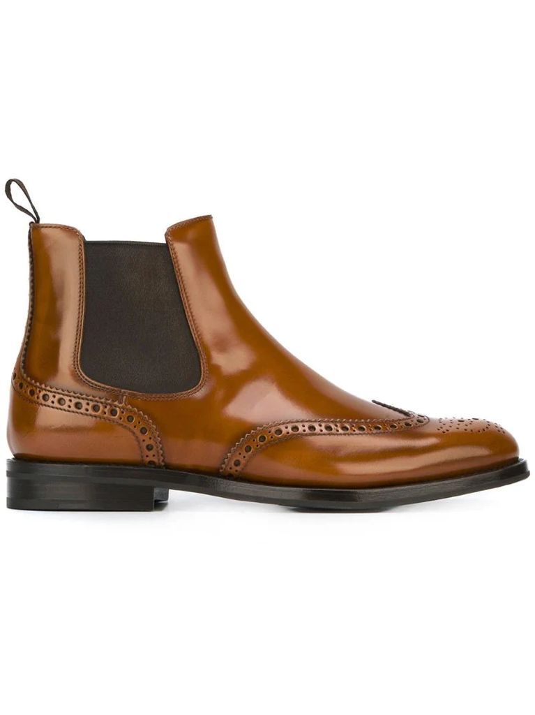 Ketsby Wg brogue Chelsea boots