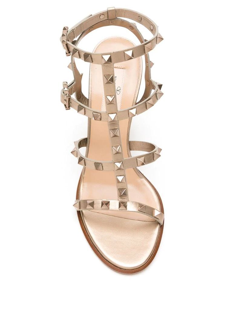 Rockstud caged-style sandals