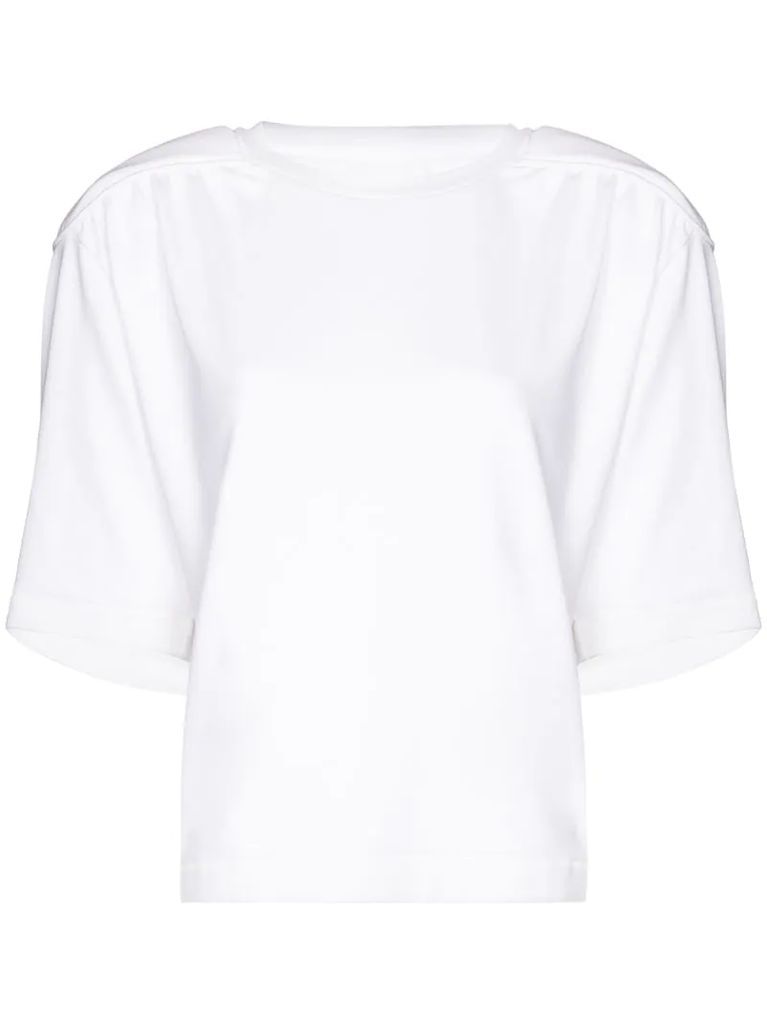 Verona shoulder-pad T-shirt