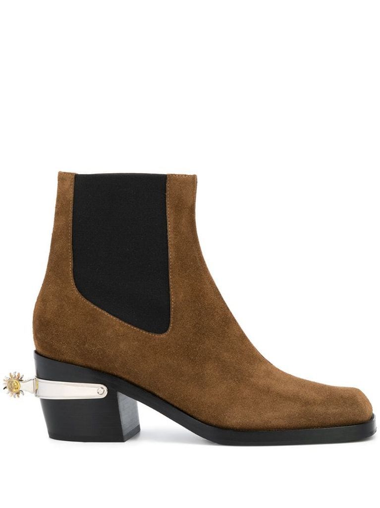 Western Bulla spur ankle boots