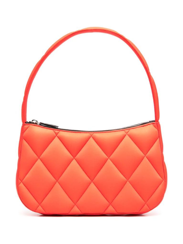 quilted top-handle bag