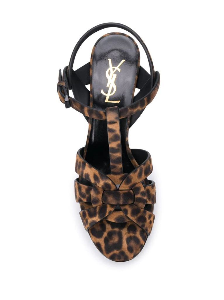 Tribute leopard print sandals
