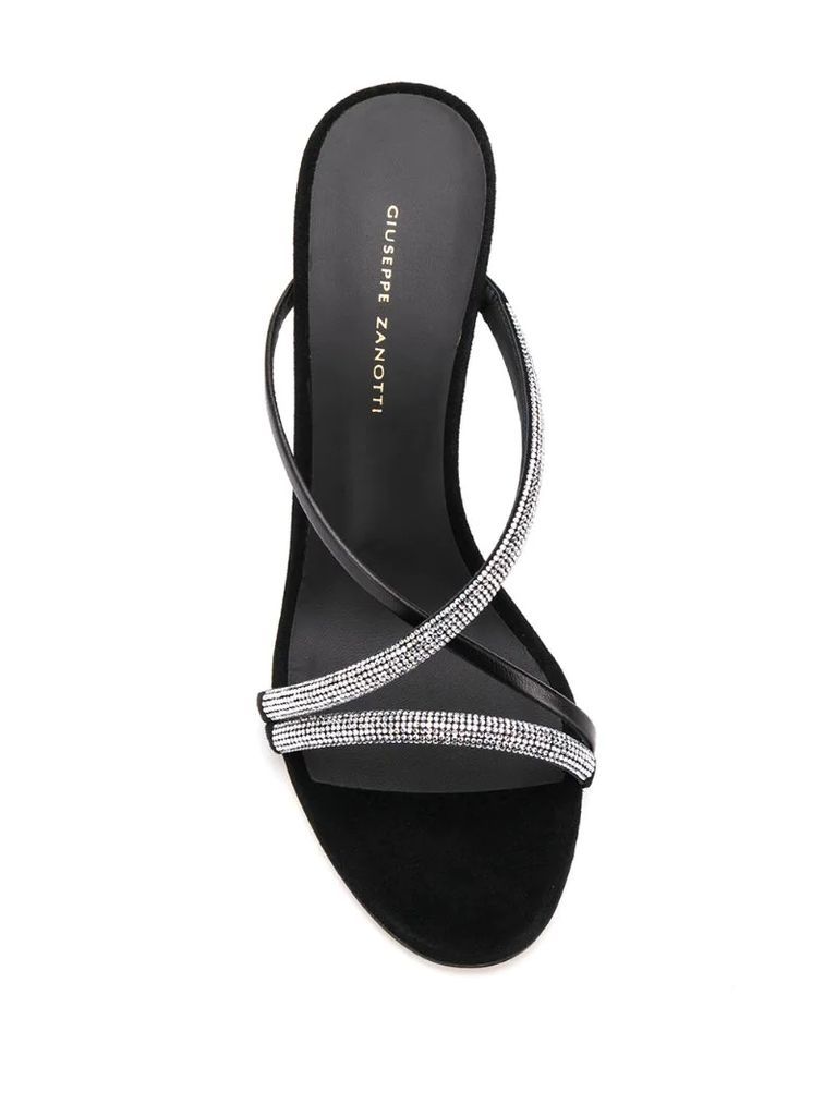 Croisette Crystal 105mm sandals
