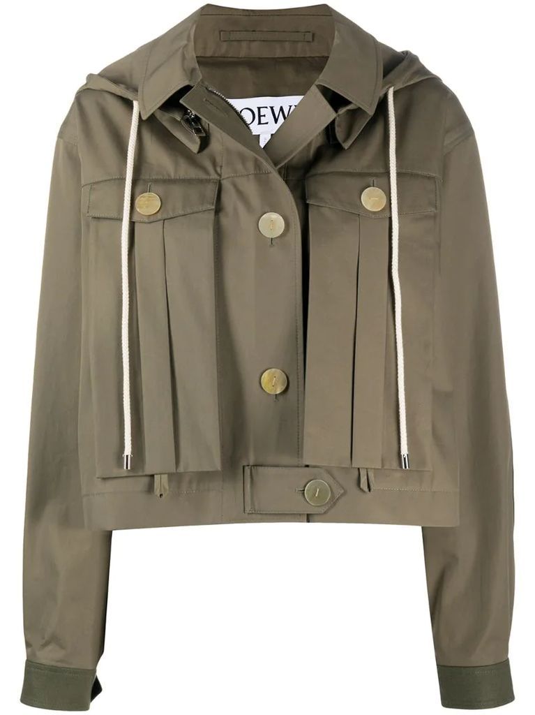 military hooded jacket