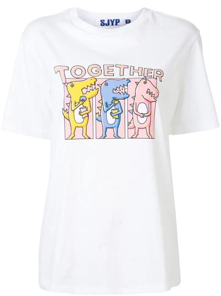 together dinosaur T-shirt