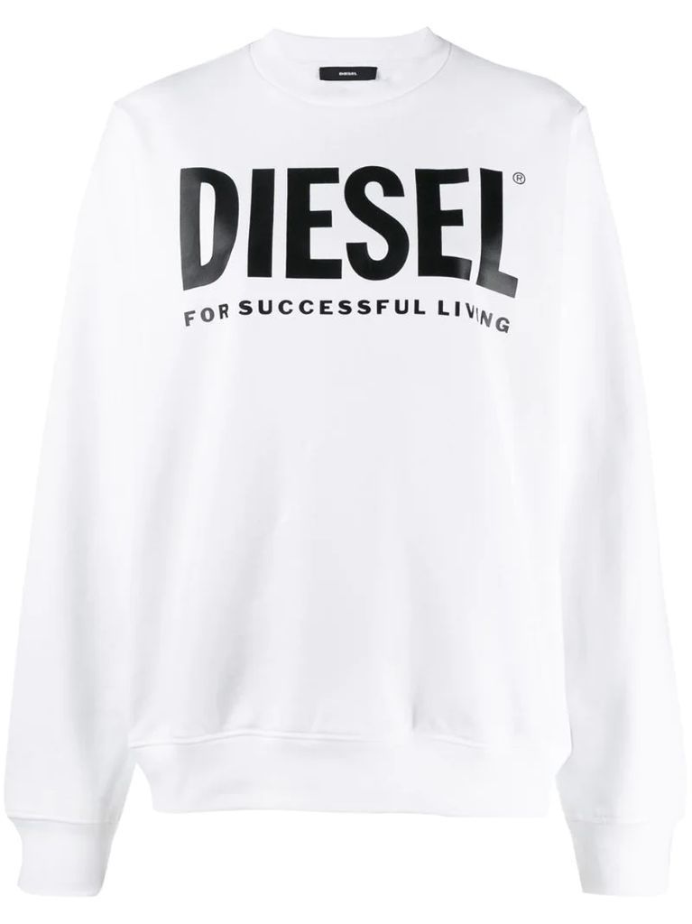 logo print sweatshirt