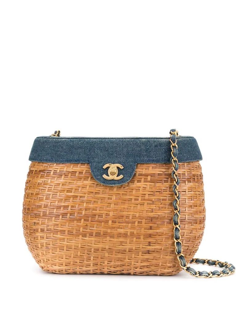 chain basket shoulder bag