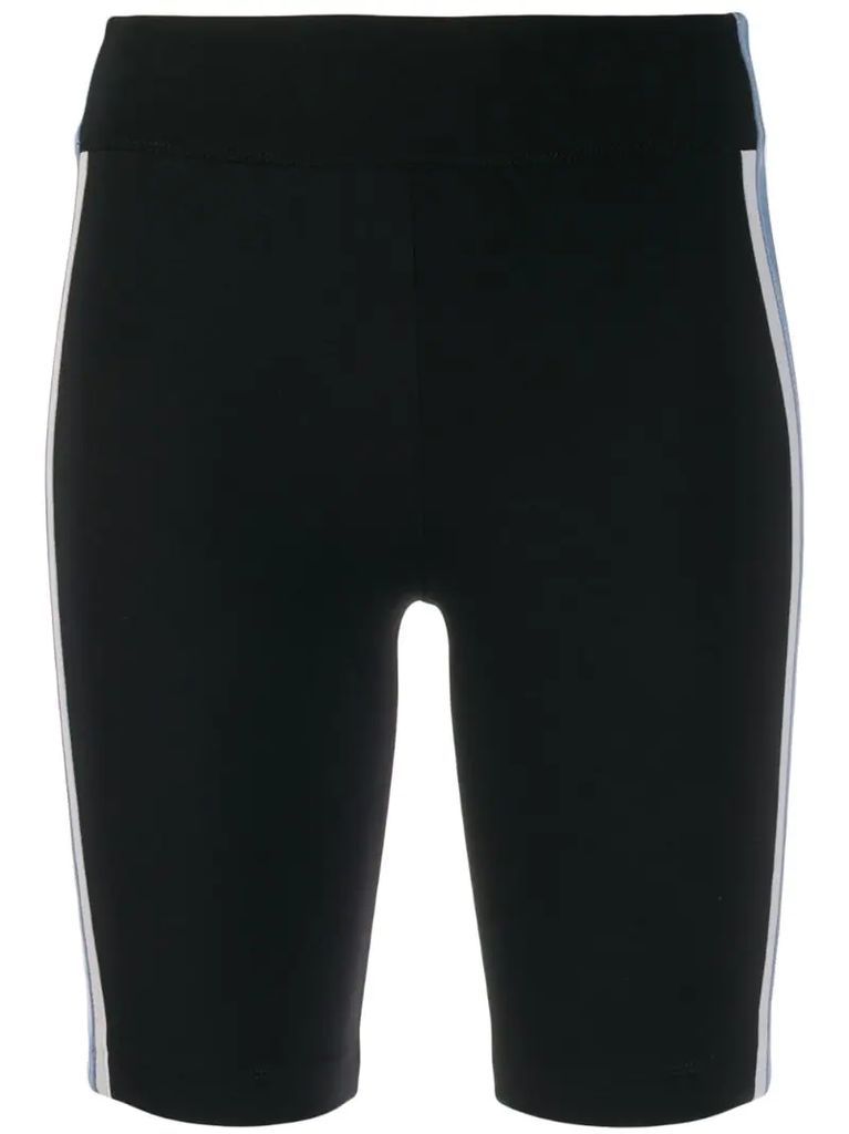 cropped compression shorts