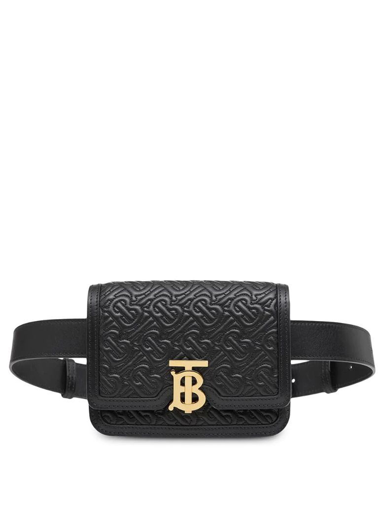 Belted Quilted Monogram Lambskin TB Bag