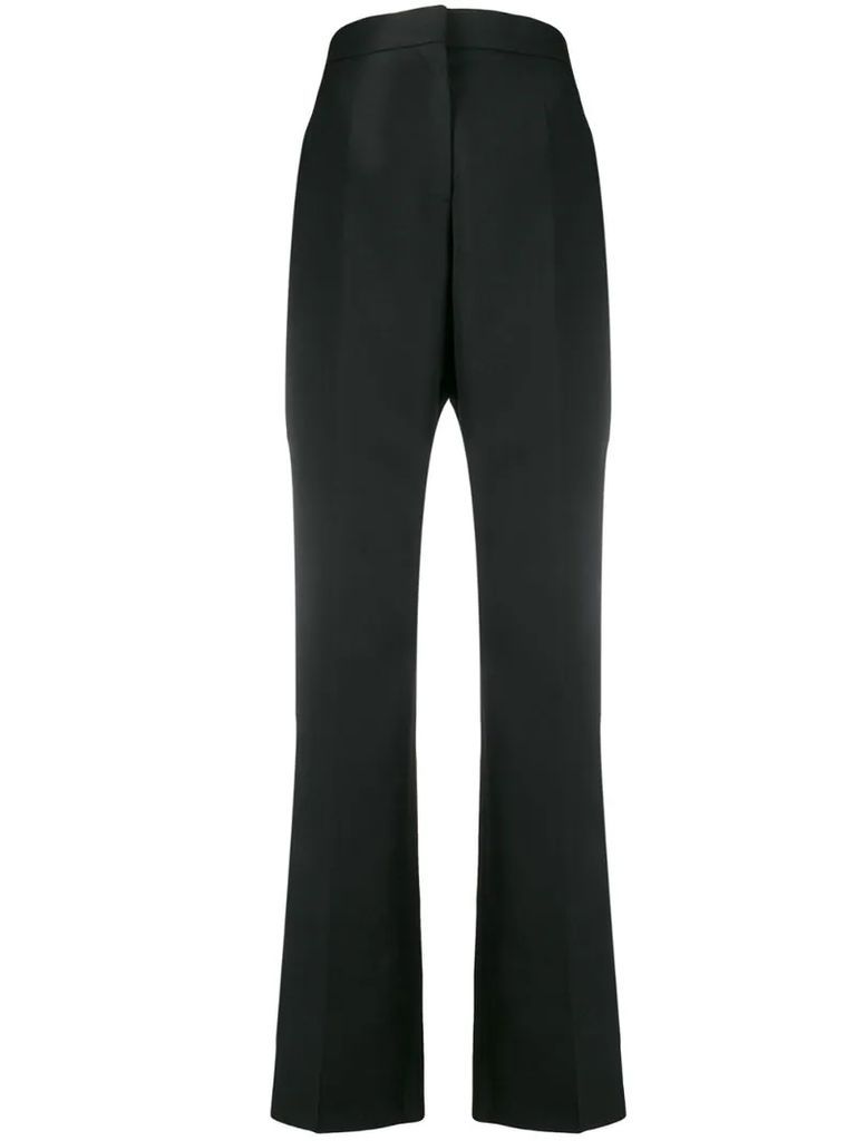 stripe detail tailored trousers