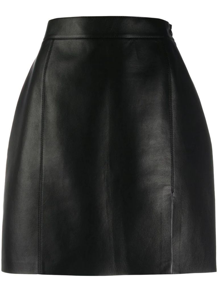 Gima vegan leather mini skirt