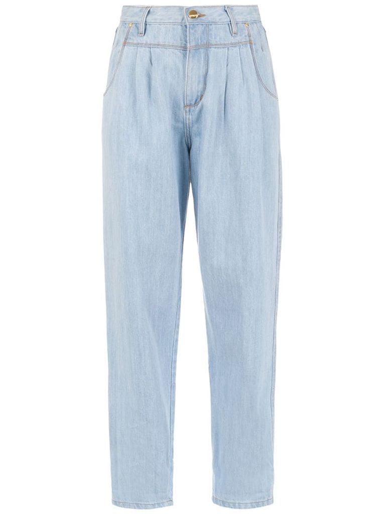 Ice cropped jeans