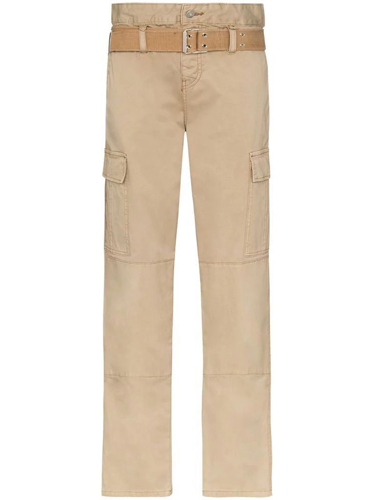 Sallinger high-waist cargo trousers