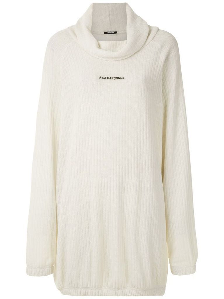 Chenille elongated jumper