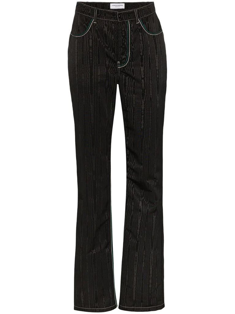 tonal pattern trousers