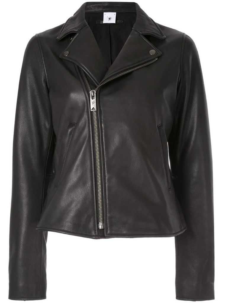 classic leather jacket