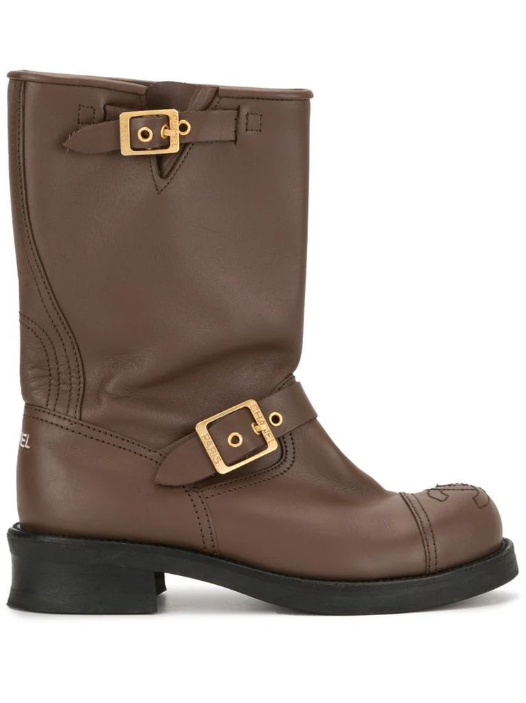 buckle CC boots