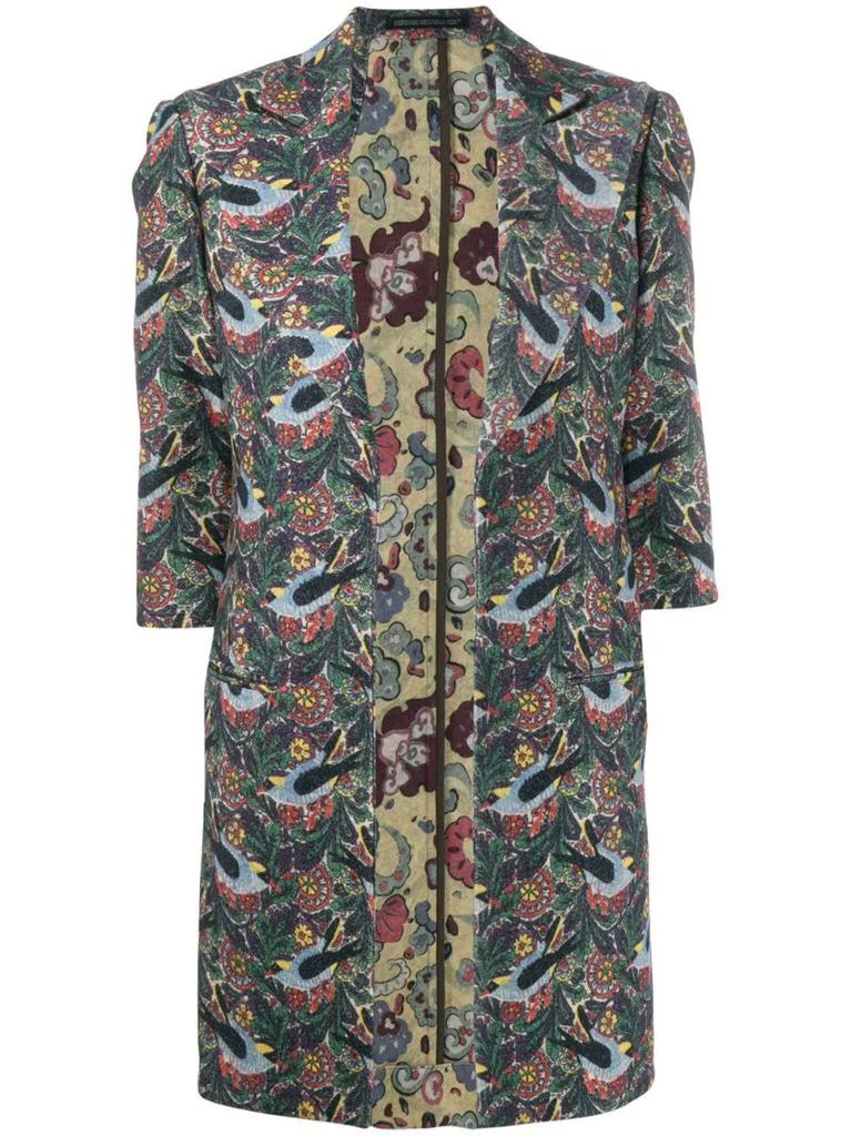 1990's floral coat