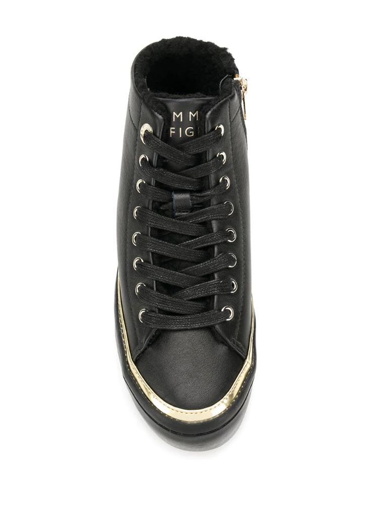 shearling lining sneakers