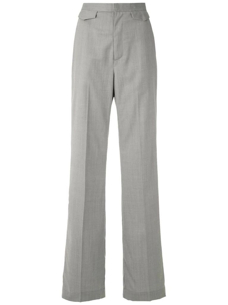 tailored high waisted trousers