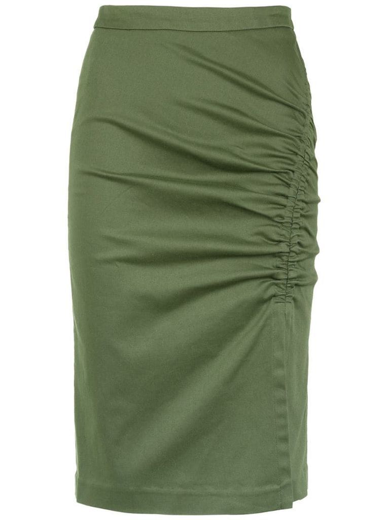 Heliconia pencil skirt
