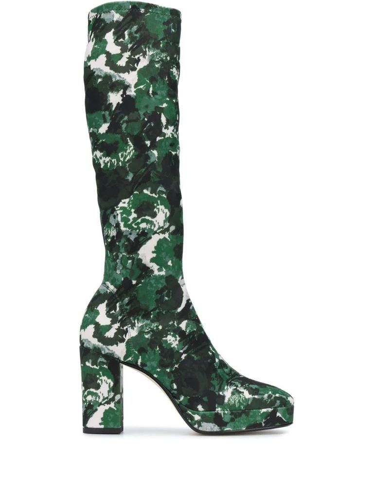 'Aquarelle' knee-length boots