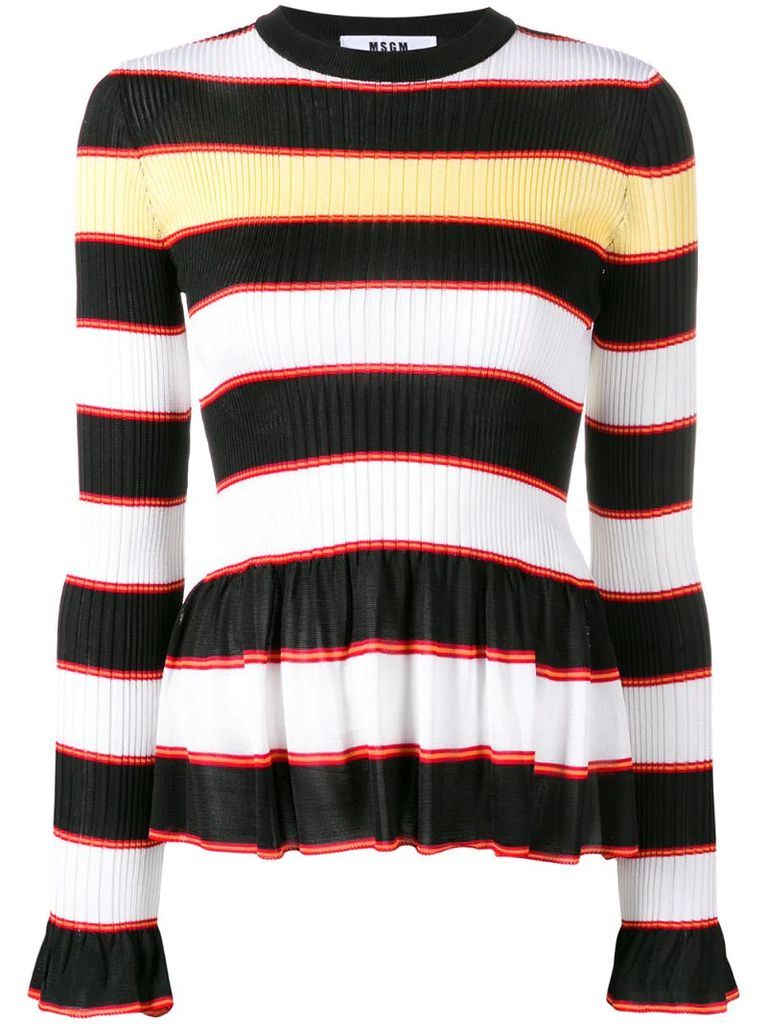 horizontal stripes jumper