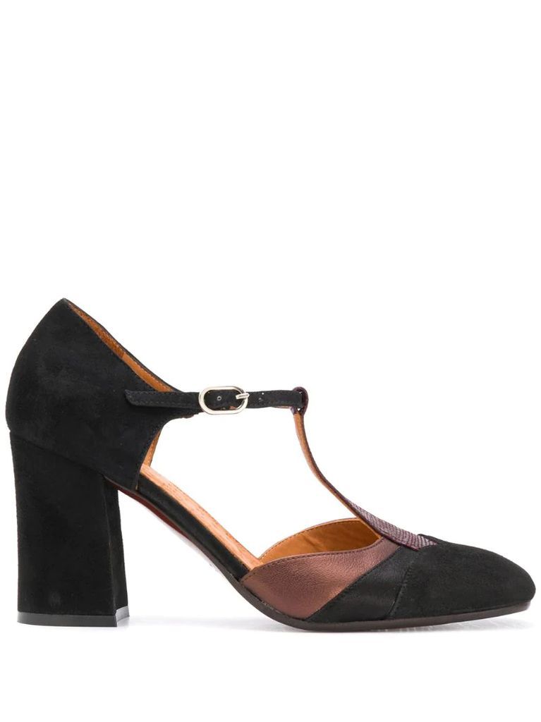 block heel pumps