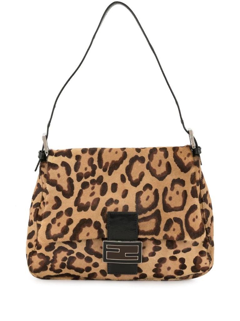 Mamma leopard pattern handbag