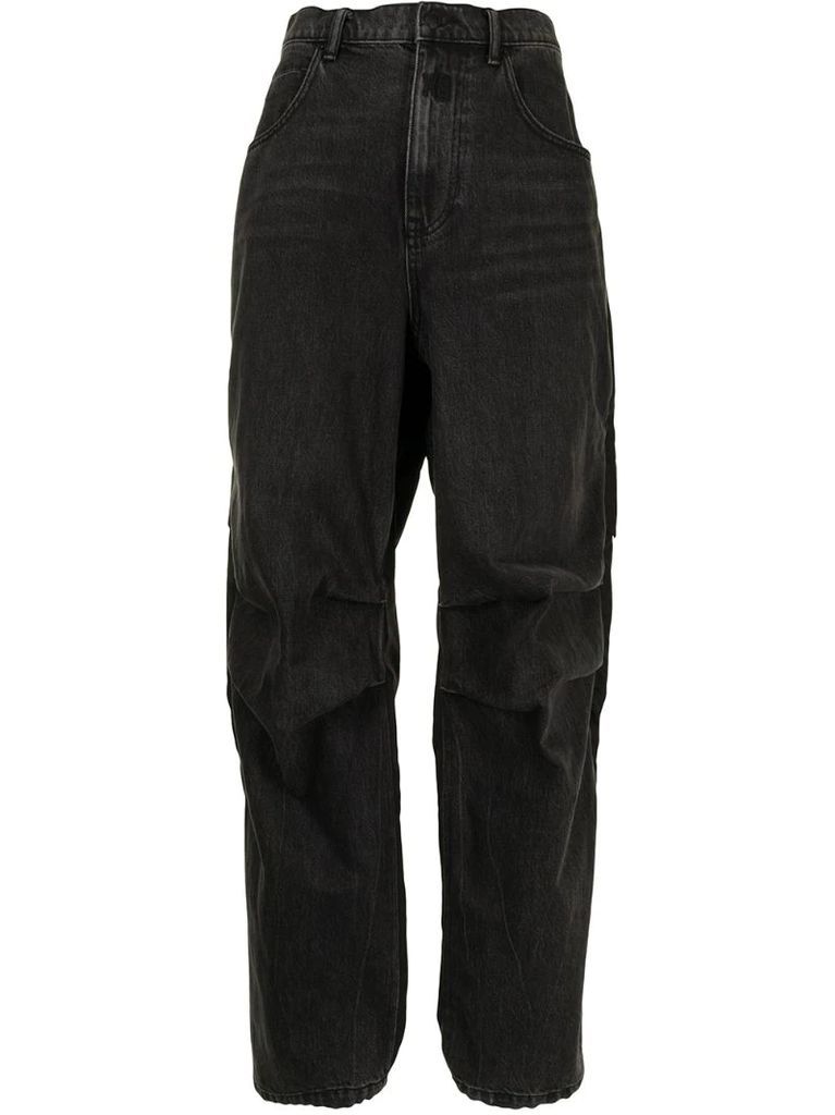 Pack Mix Hybrid high-waisted straight jeans