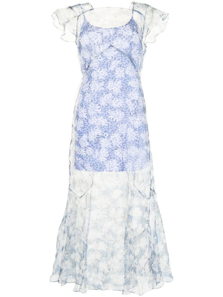 Anais floral-print dress