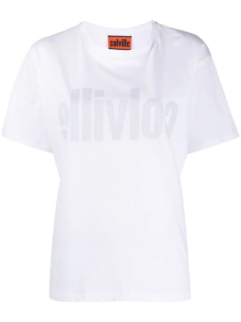 logo-print cotton T-shirt