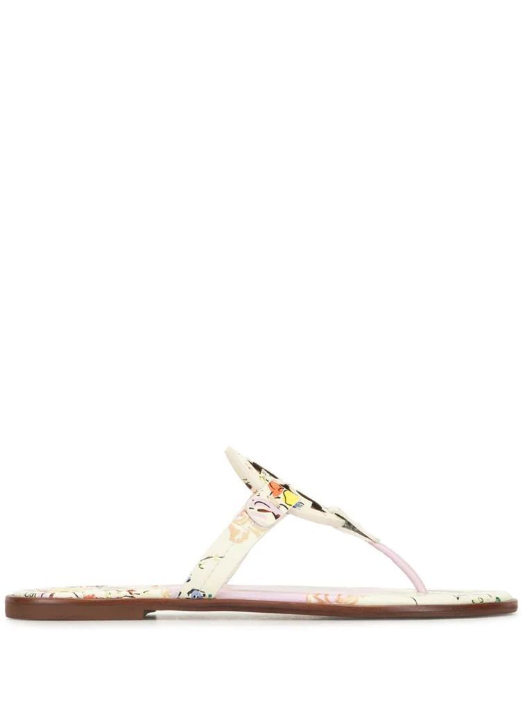 Miller floral flat sandals