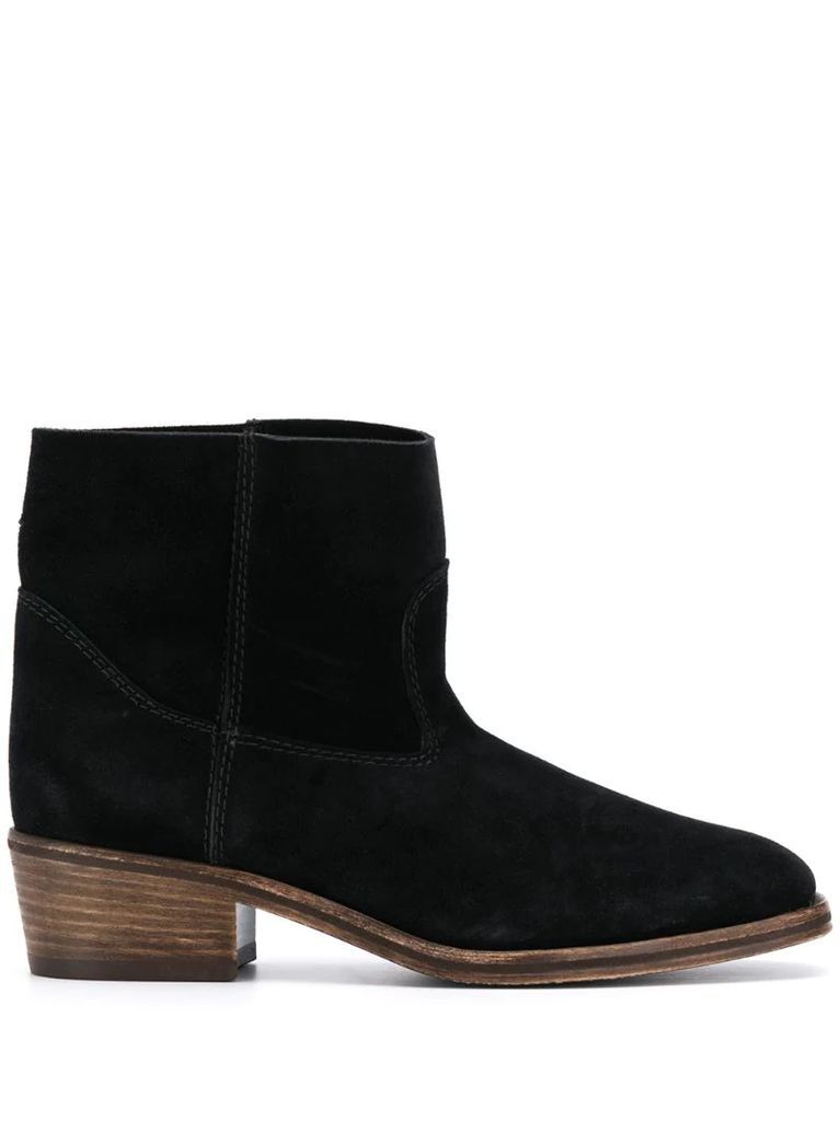 slip-on ankle boots