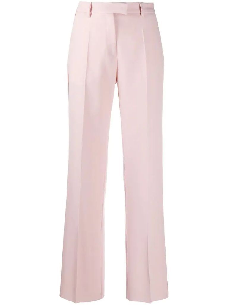 tailored wide-leg trousers
