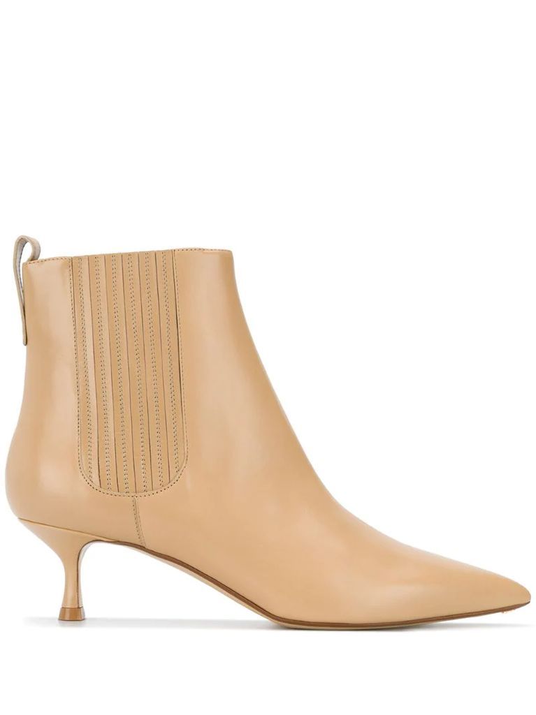 low-heel ankle boots