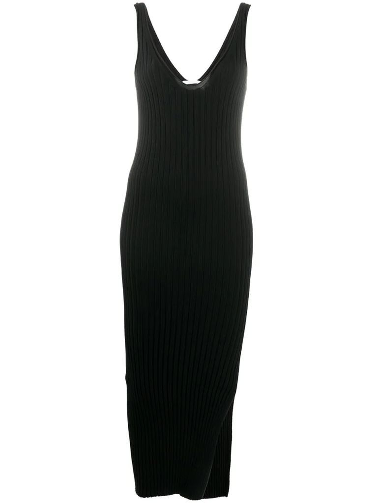 fitted ribbed dress