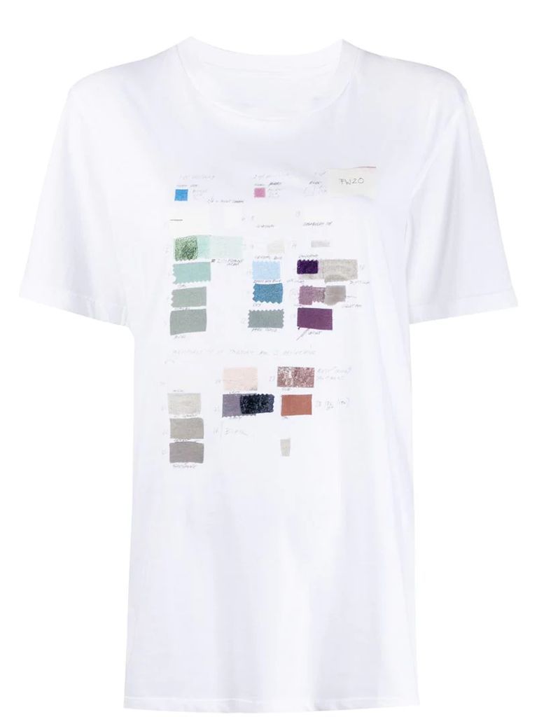 swatch print T-shirt