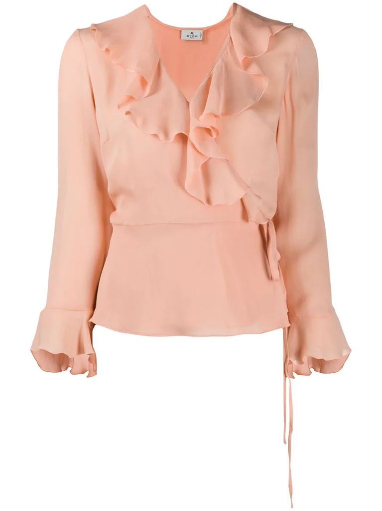 frill detail blouse