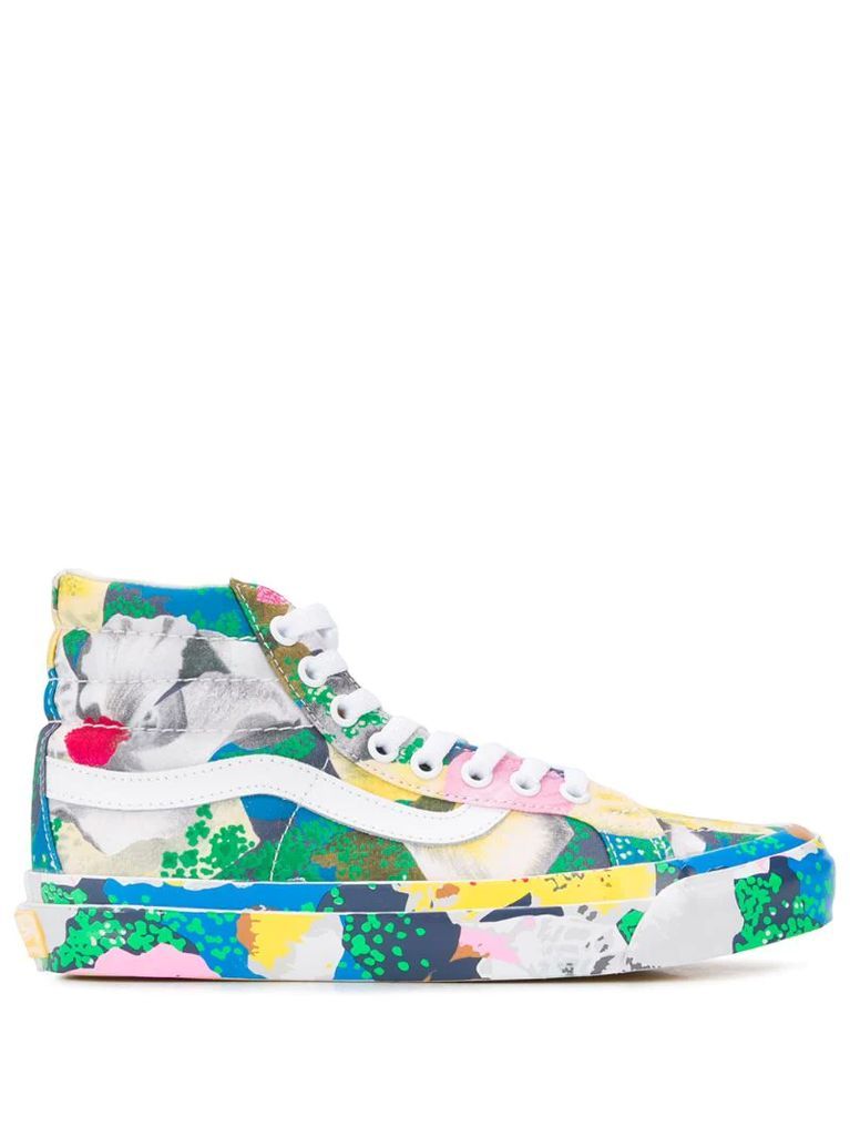x Vans floral-print Sk8-Hi sneakers