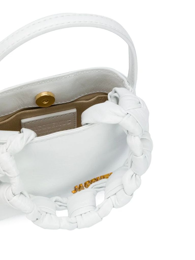 Noeud braided handle mini bag