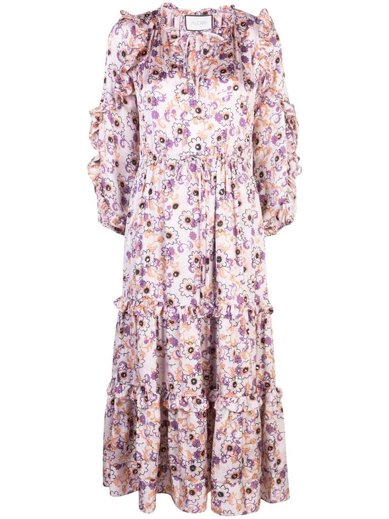 Isbel floral-print dress