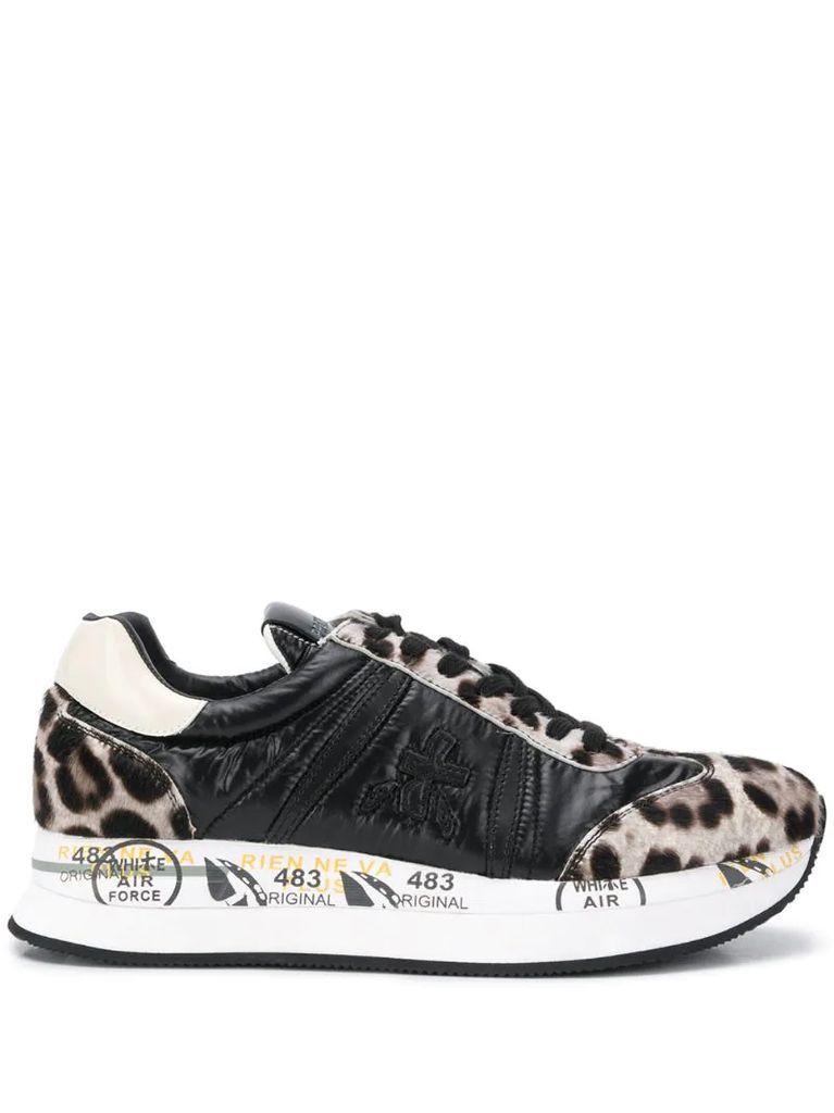 Conny leopard print sneakers