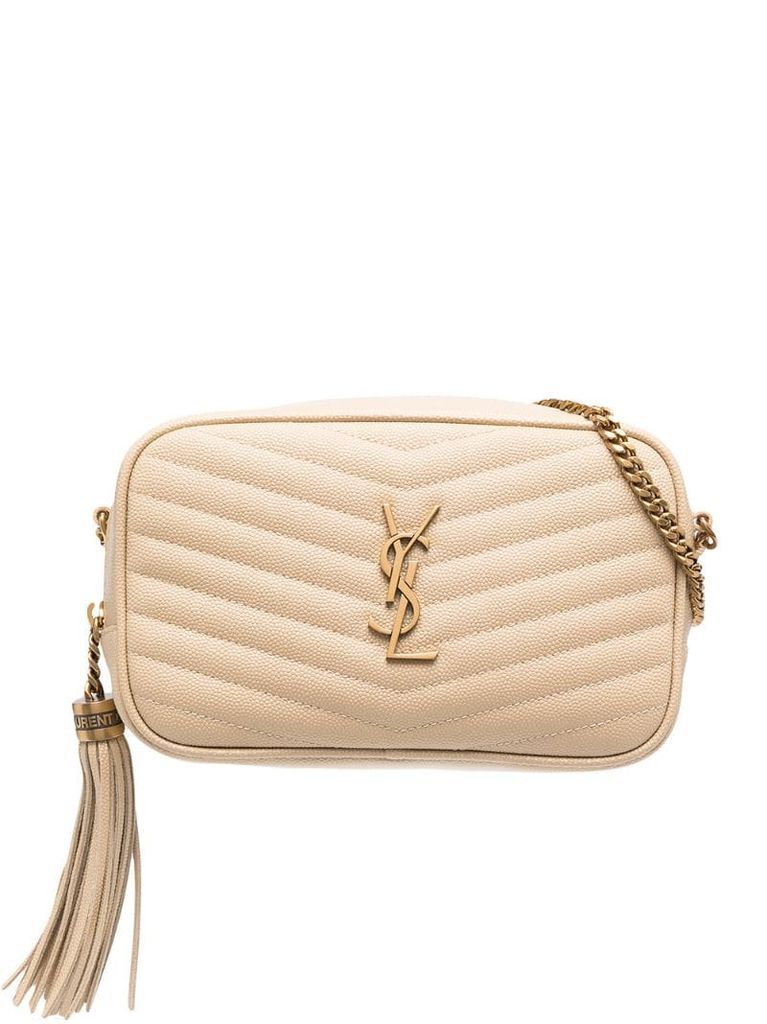 mini Lou quilted crossbody bag
